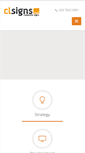 Mobile Screenshot of clsigns.co.uk