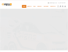 Tablet Screenshot of clsigns.co.uk